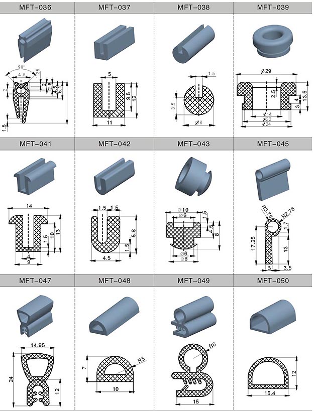 Mechanical and electrical equipment box seal Mechanical and electrical equipment box seal
